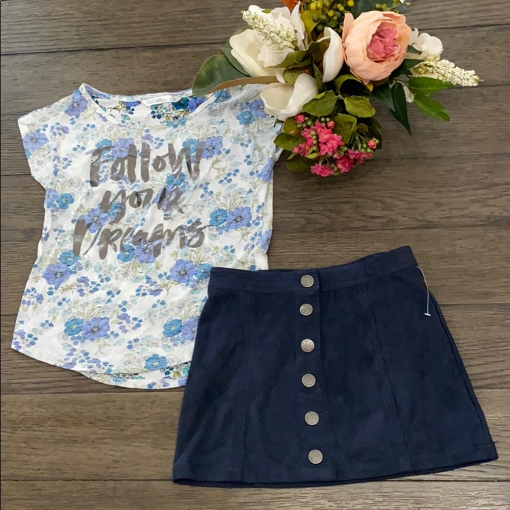 Skirt and shirt from Aeropostale